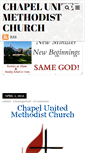 Mobile Screenshot of chapelumc.com